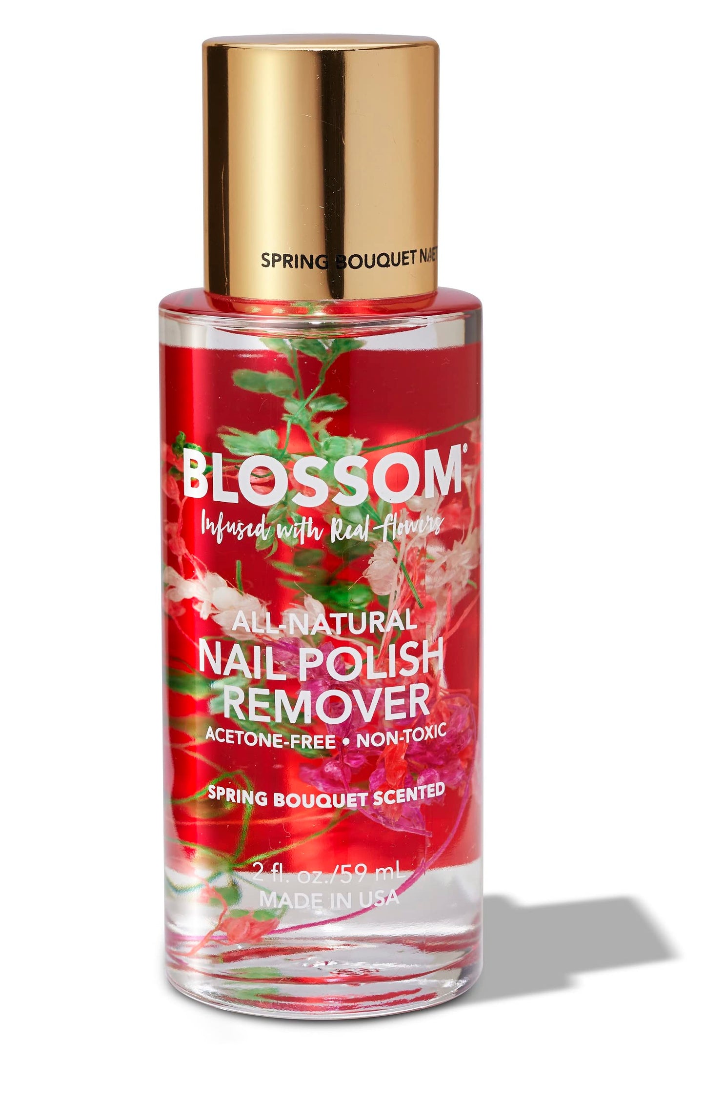 Blossom Non Toxic Nail Polish Remover Non Acetone, All Natural Scented, Vegan, Acetone Free Nail Polish Remover, Organic Plant-Based, Infused Beauty & Personal Care Blossom