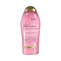 OGX Sensitive + Rose Water & Pink Sea Salt Exfoliating Body Scrub + Rose Quartz, Gentle Exfoliating Daily Body Wash Softens Skin, Body Scrub Beauty & Personal Care OGX