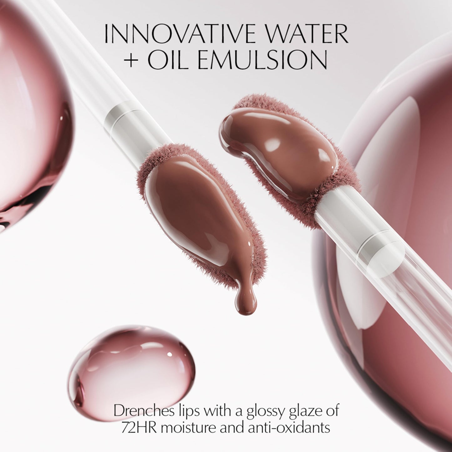 Estée Lauder Glossy Pout Lip Oil | Plumping & Moisturizing with a Sheer Tint | Includes Hyaluronic Acid + Vitamin E, 05 Hot Cocoa Beauty & Personal Care Estée Lauder