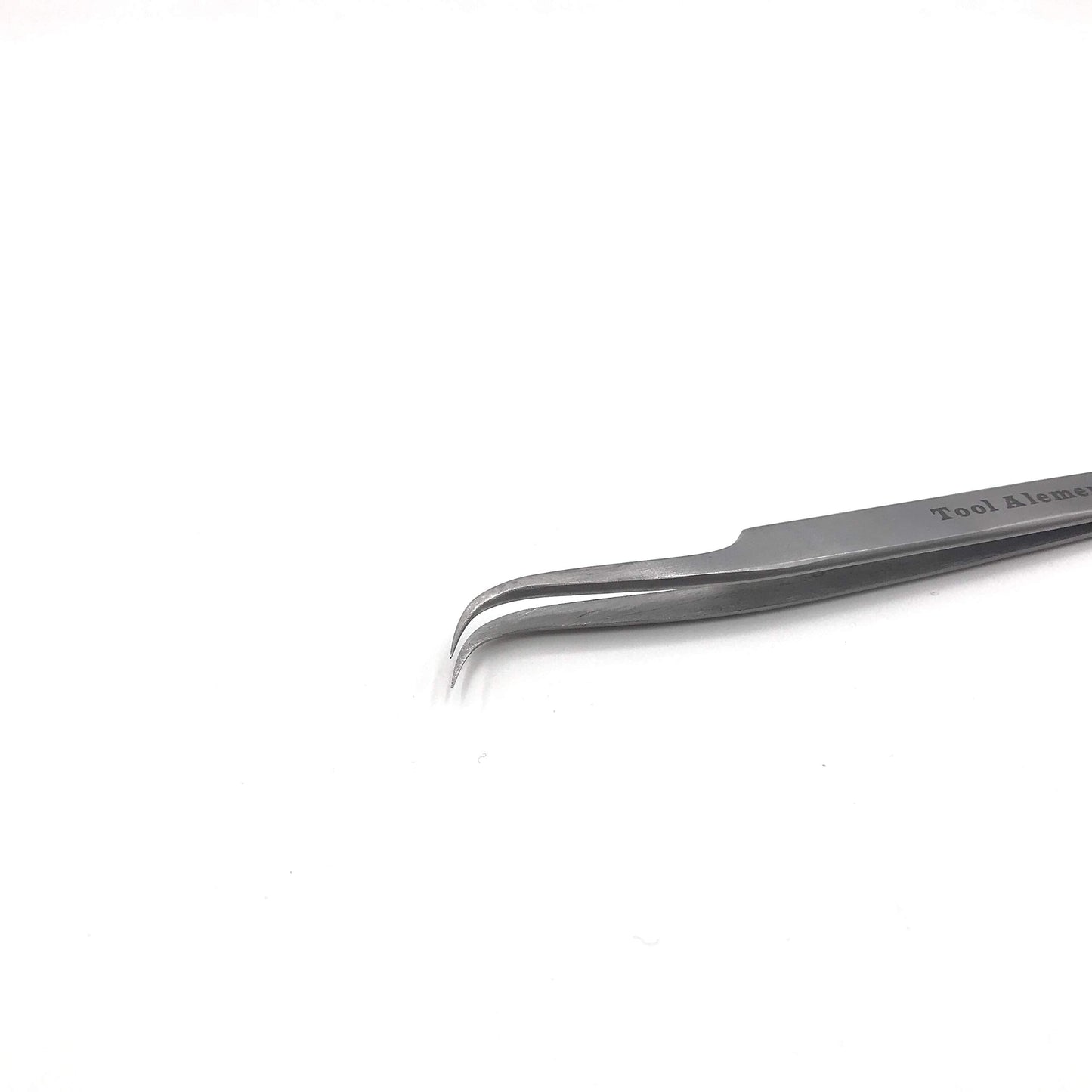 Tool Alement Canadian Stainless Steel 12cm Semi Curve Eyelash Tweezers M-PK14-8004 Beauty & Personal Care Tool Alement