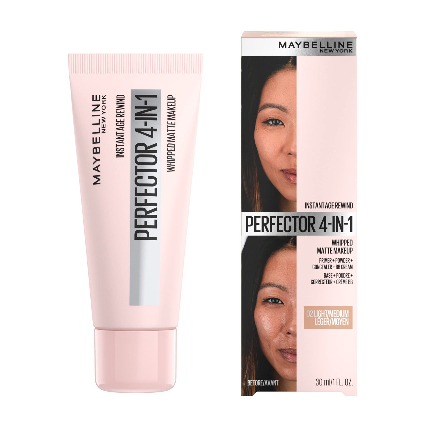 Maybelline Instant Age Rewind Instant Perfector 4-In-1 Matte Makeup, 02 Light/Medium, 1 Count Beauty & Personal Care MAYBELLINE