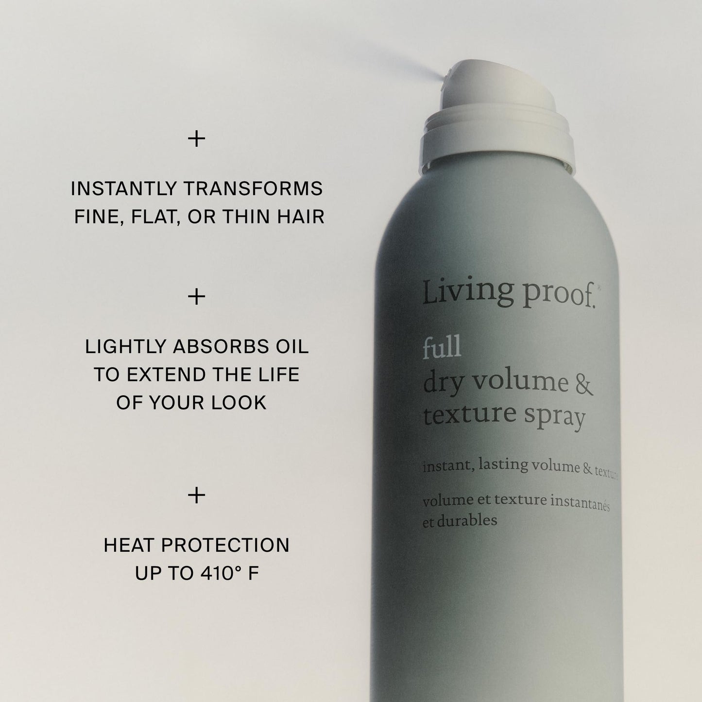 Living proof Full Dry Volume & Texture Spray - Instant Volume, Texture, Oil Absorption, Heat Protection, Lightweight Hold for Fine or Flat Hair, 7.5 Beauty & Personal Care Living Proof