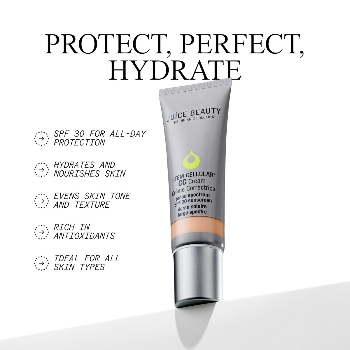 Juice Beauty Stem Cellular CC Cream SPF 30 - Island Glow, 1.7 fl oz