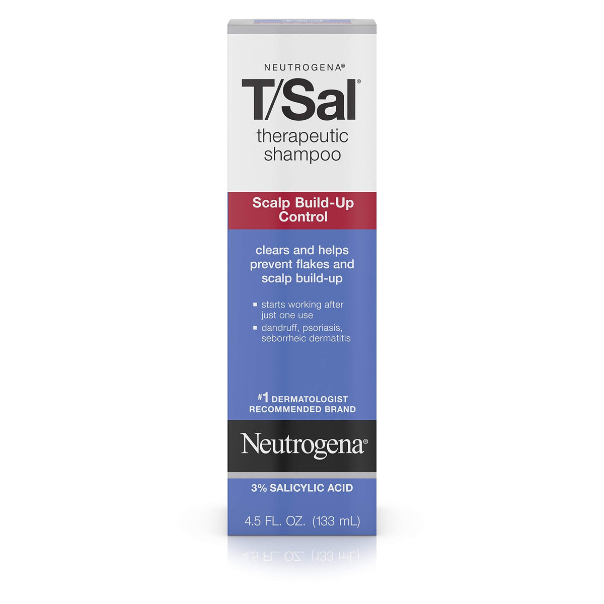 Neutrogena T/Sal Therapeutic Shampoo, Scalp Build-Up Control 4.5 oz, 130 fl oz Beauty & Personal Care Neutrogena
