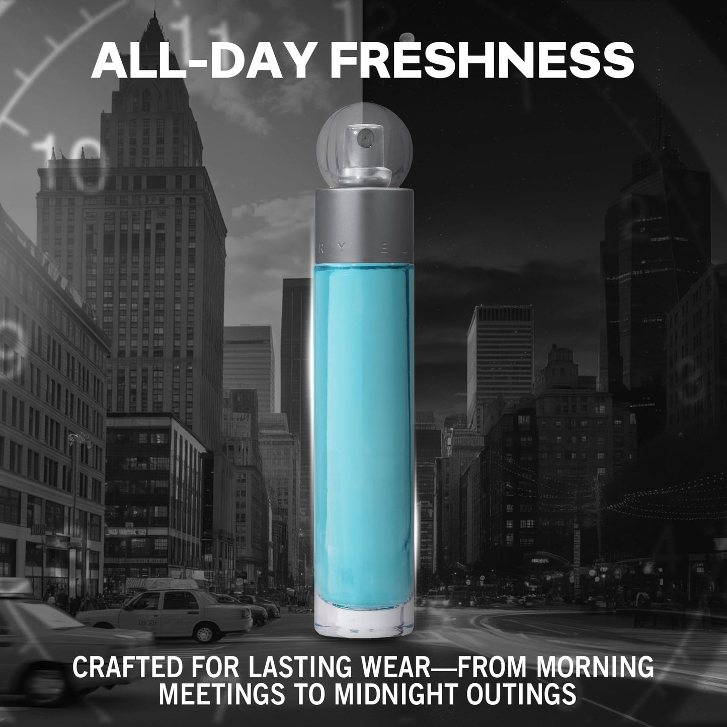 Perry Ellis 360° Eau De Toilette Spray for Men - Mens Cologne, Long Lasting Perfume, EDT, Fragrance with Notes of Bergamot, Juniper & Musk - 6.8 fl oz Beauty & Personal Care Perry Ellis