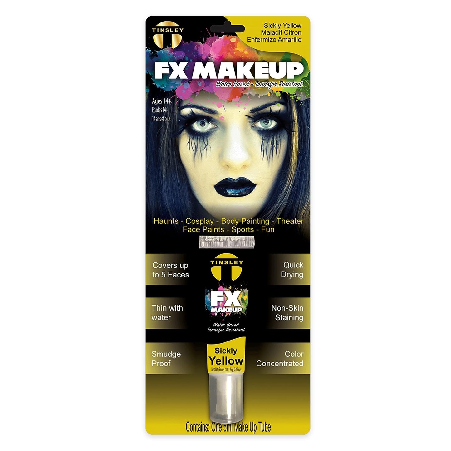 Tinsley Transfers FX Makeup Singles - Sickly Yellow (10 ml) Beauty & Personal Care Tinsley Transfers