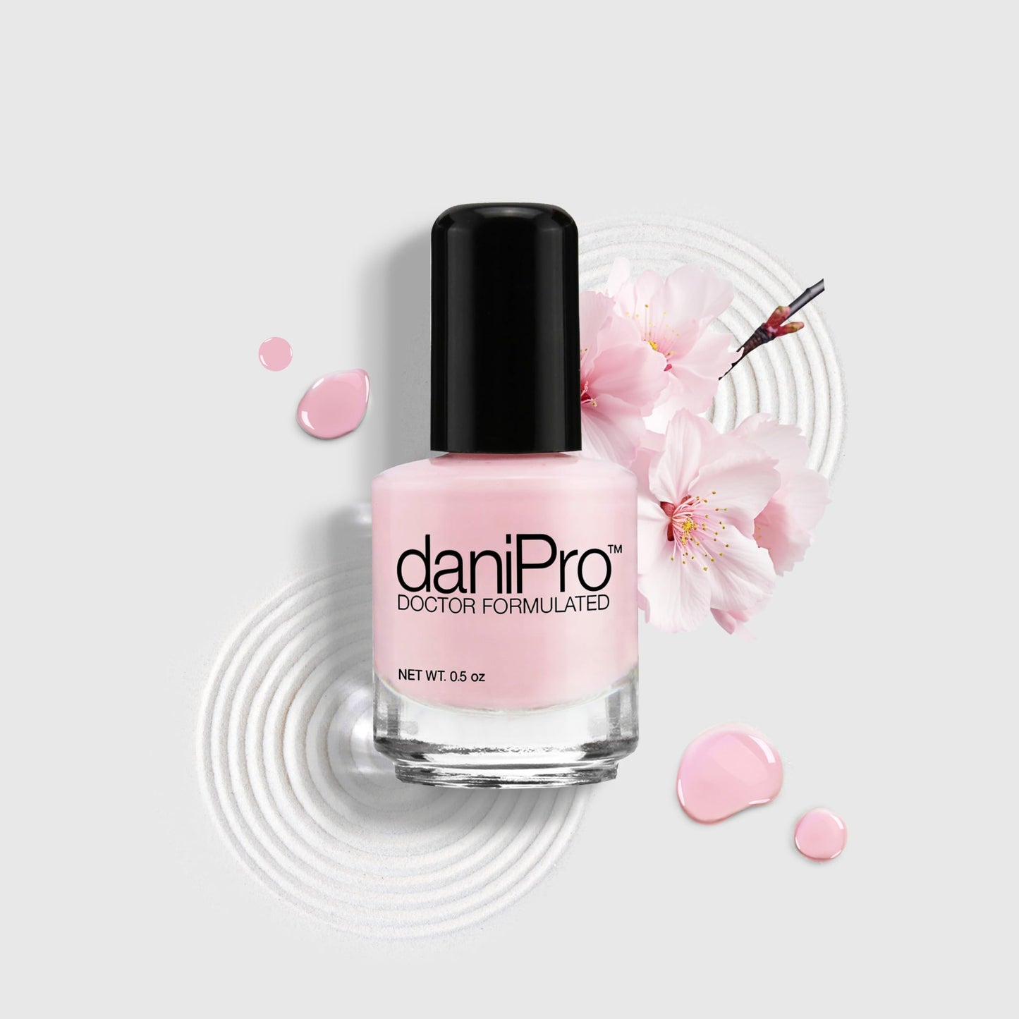 daniPro Love Is All Pink Nail Polish – Doctor Formulated Fingernail & Toenail Polish with Undecylenic Acid, Biotin & Vitamins, 0.5oz, Vegan, USA Made Beauty & Personal Care daniPro