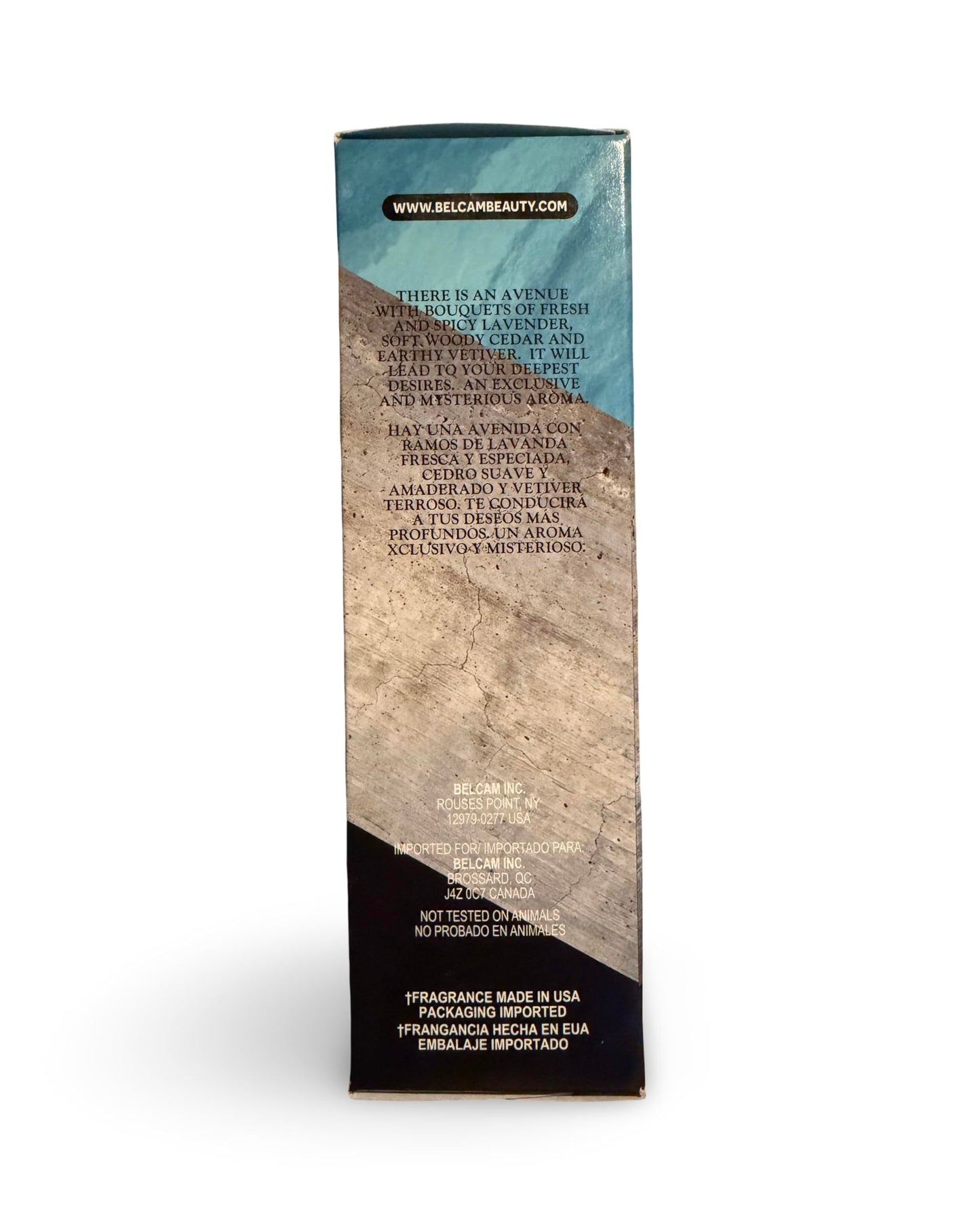 Belcam Beauty C'est parfum SECRET AVENUE Eau de Toilette for Men, 3.4 Fl Oz, Notes: Sage, Lavender, Cedar, Vetiver Beauty & Personal Care Belcam Beauty