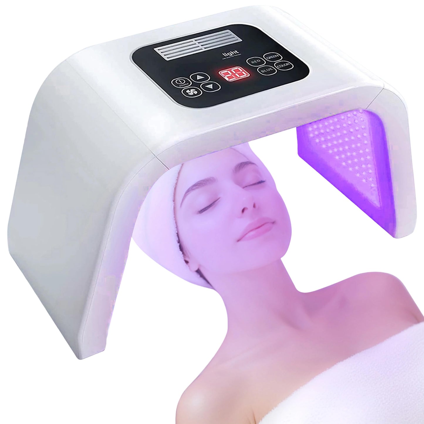 Led-Face-Tool?LED Light Therapy Facial Mask?7 in 1 Beauty Equipment for Skin Care at Home Beauty & Personal Care Fxtiaa