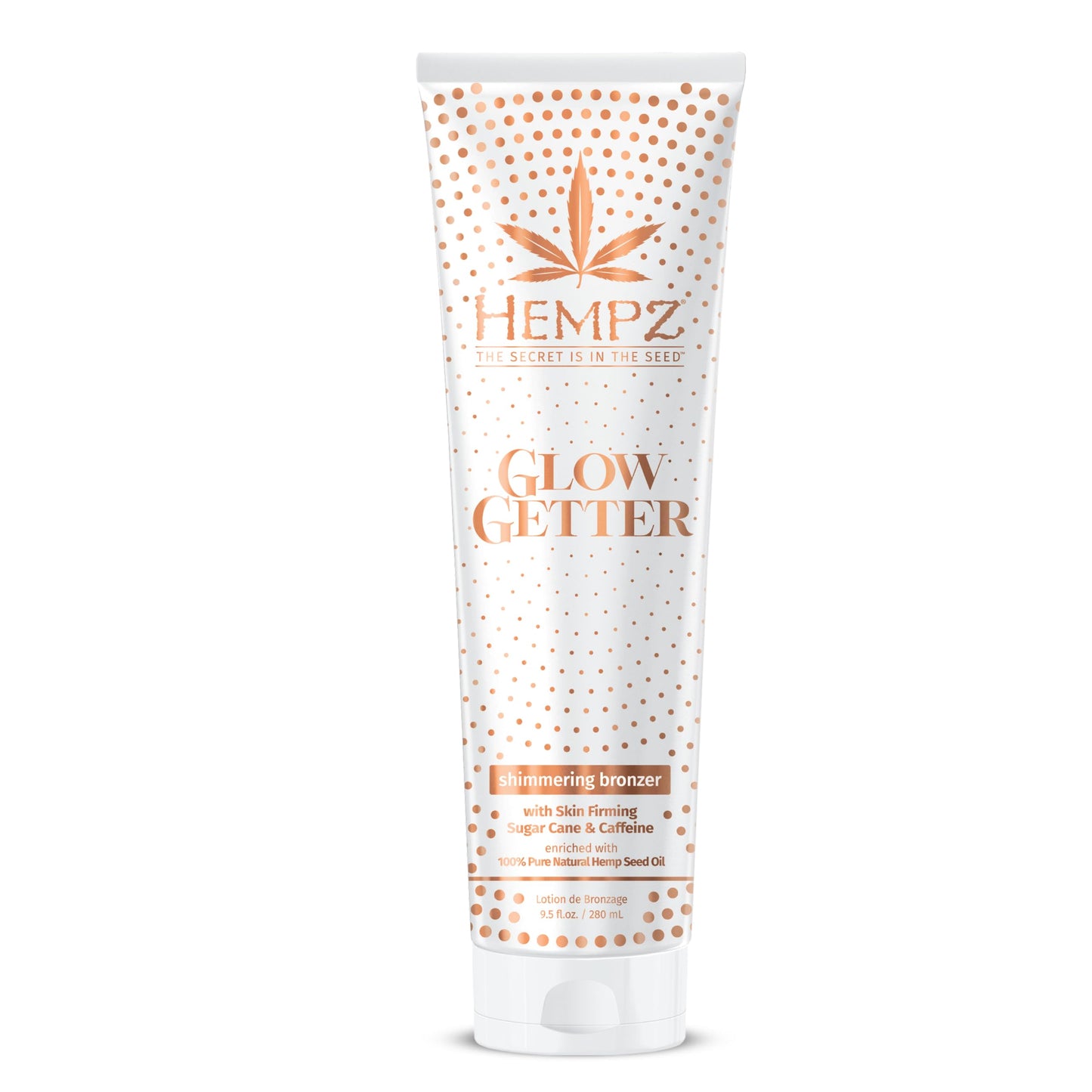 Hempz® Glow Getter Shimmering Bronzer Lotion - 9.5 oz. Beauty & Personal Care Hempz