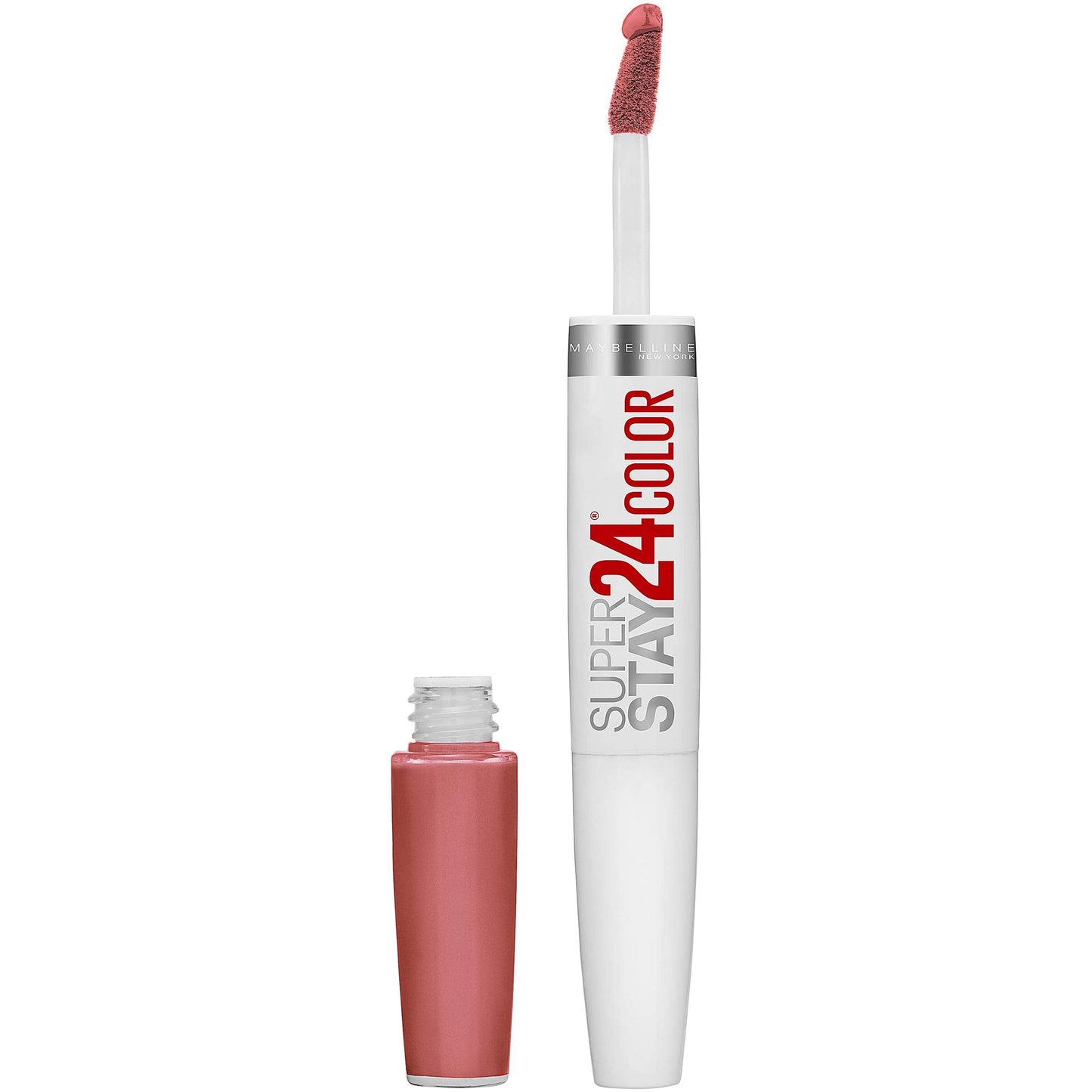 Maybelline Super Stay 24, 2-Step Liquid Lipstick Makeup, Long Lasting Highly Pigmented Color with Moisturizing Balm, Frosted Mauve, Mauve Pink, 1 Beauty & Personal Care MAYBELLINE