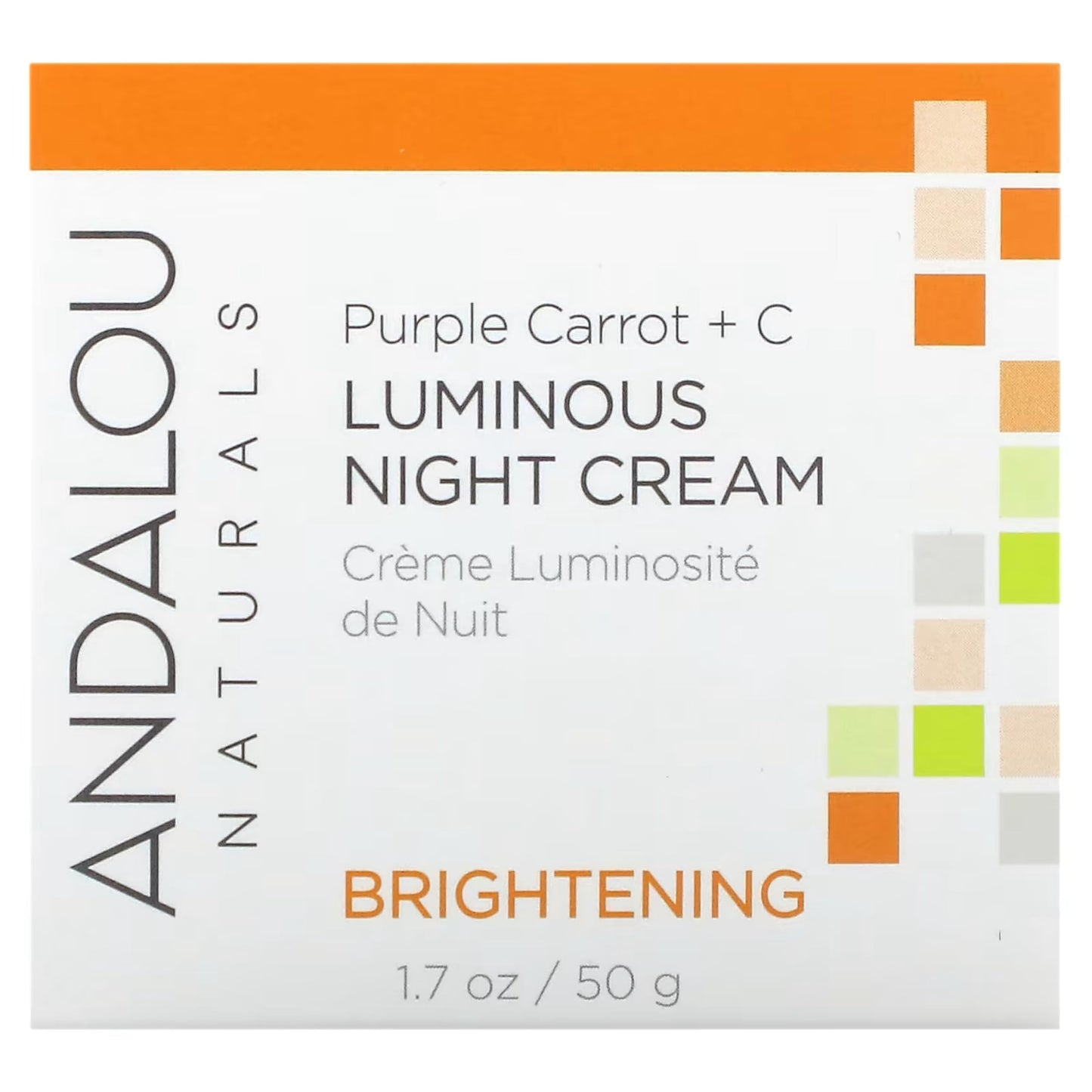 Andalou Naturals Night Cream Prpl Crrt+C 1.7 Oz Beauty & Personal Care Andalou Naturals