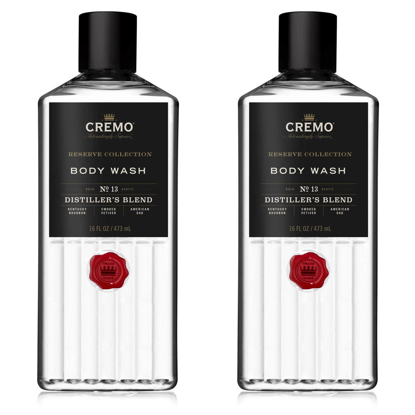Cremo Rich-Lathering Distiller’s Blend (Reserve Collection) Body Wash, An Elevated Blend with Notes of Kentucky Bourbon, Smoked Vetiver and American Beauty & Personal Care Cremo