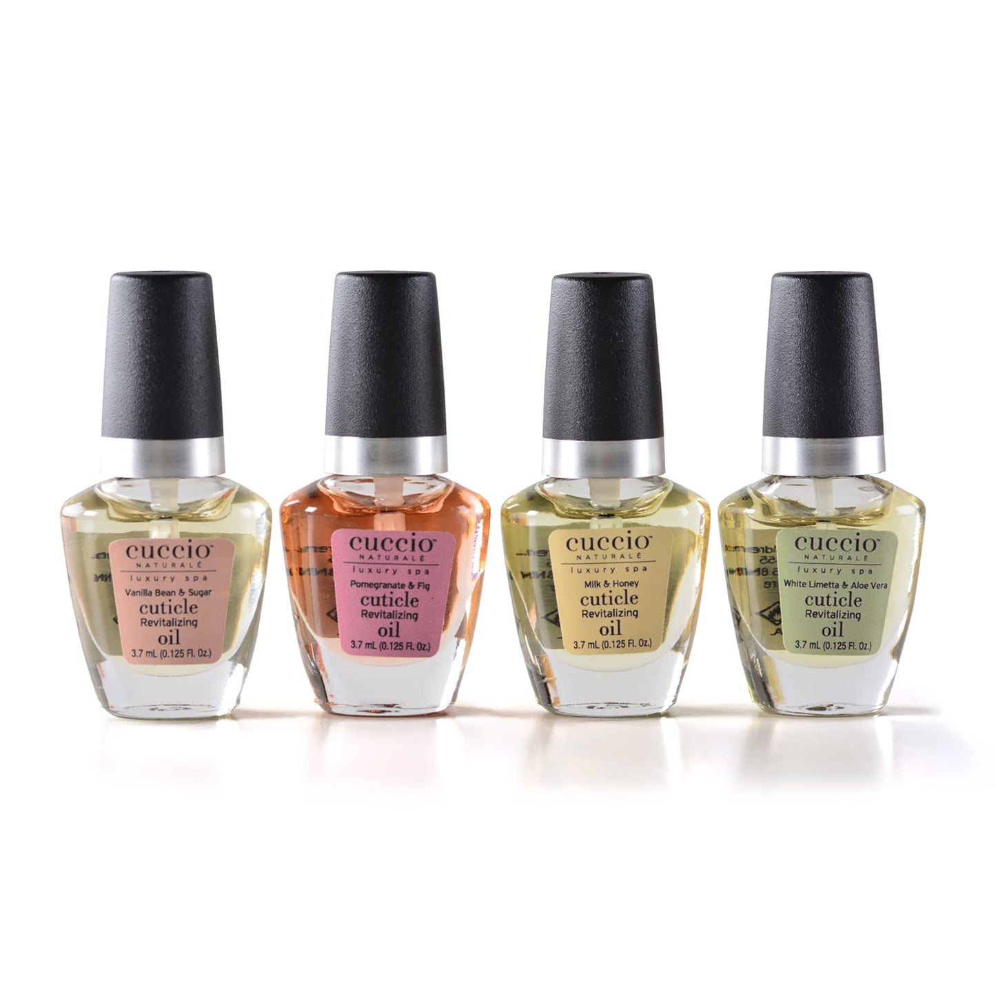 Cuccio Naturale Mini Cuticle Revitalizing Oils - Hydrating Repair for Dry Skin & Nails - Paraben & Cruelty-Free, Spa Fragrances - 4 pc Beauty & Personal Care Cuccio