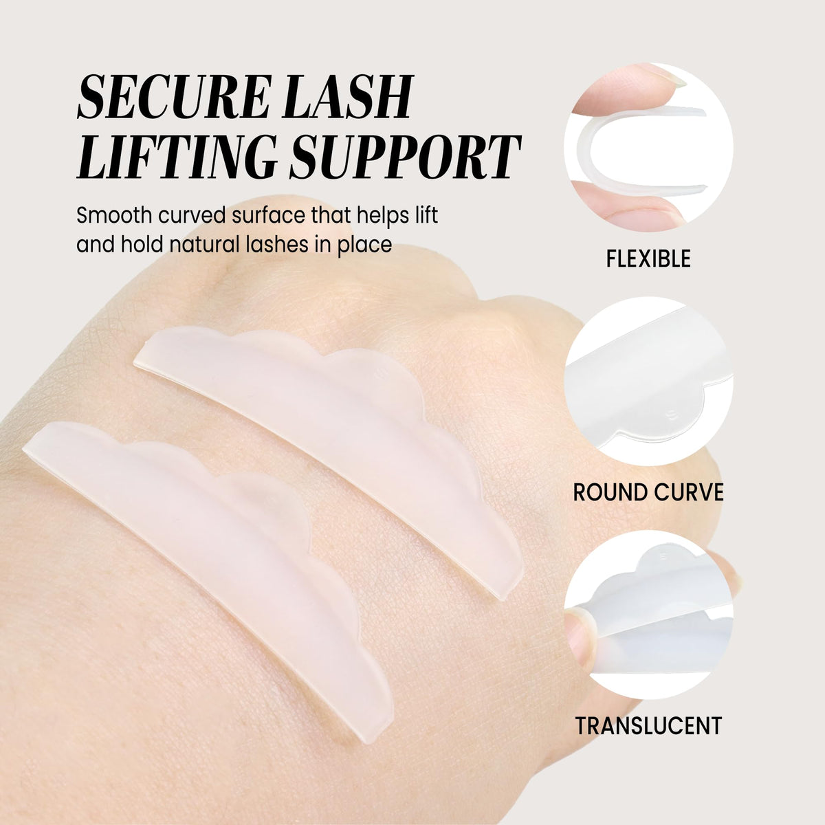 Dolly's Lash Silicon Pad (Size: SMALL) (10pcs in a Box)