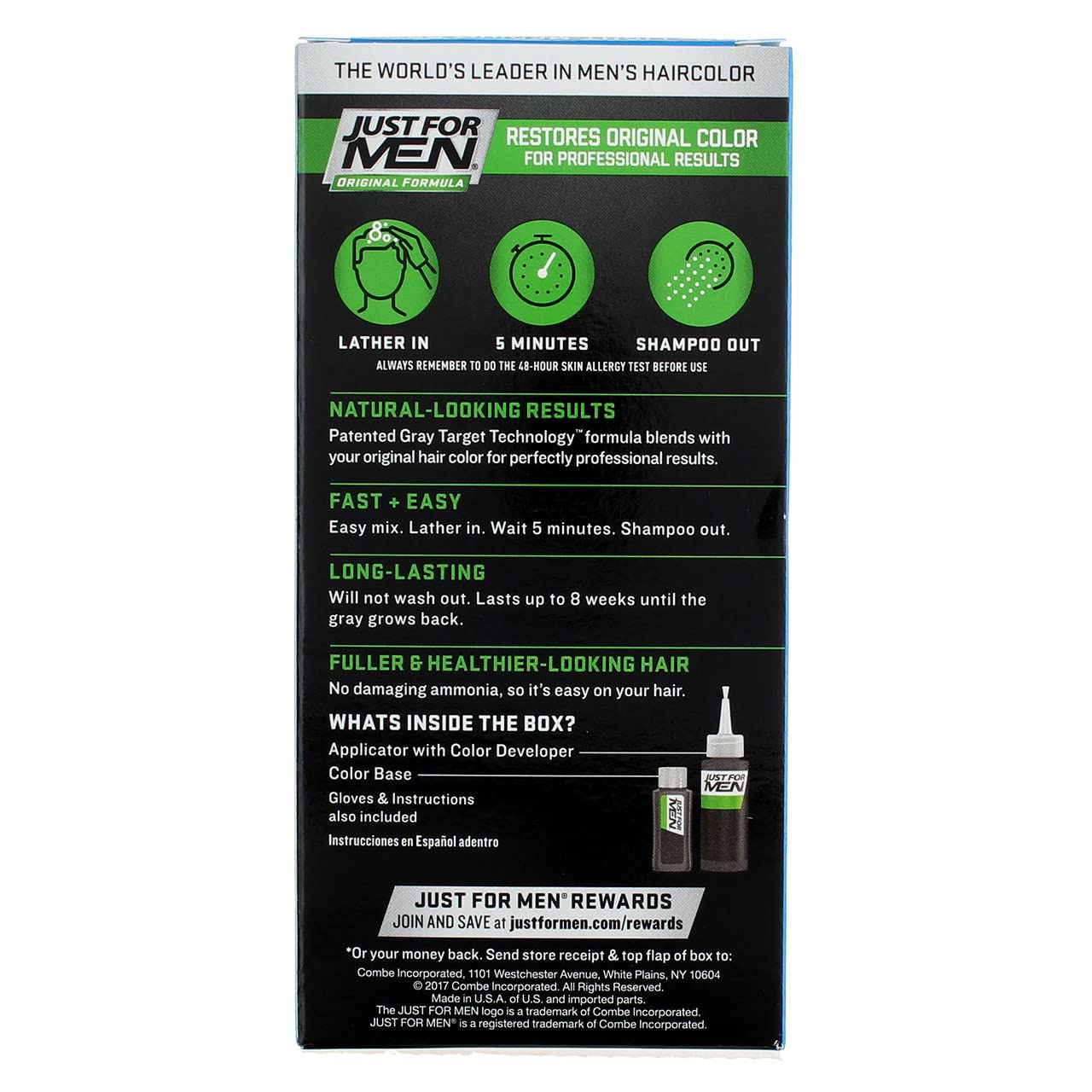 JUST FOR MEN Hair Color Light-Medium Brown H30 1 Each (Pack of 5) Beauty & Personal Care Just for Men