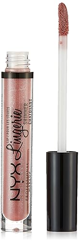 NYX PROFESSIONAL MAKEUP Lip Lingerie Shimmer, Lip Gloss - Honeymoon, Mauve Pink Beauty & Personal Care NYX PROFESSIONAL MAKEUP