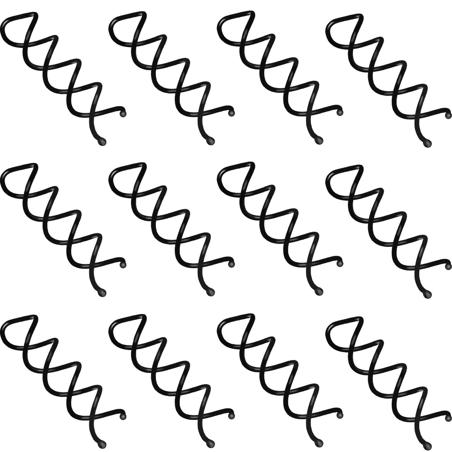 eBoot Spiral Hair Clip Spin Bun Stick, Hair Pick Set for DIY Hair Styles - 20 Pack (Black) Beauty & Personal Care EBOOT