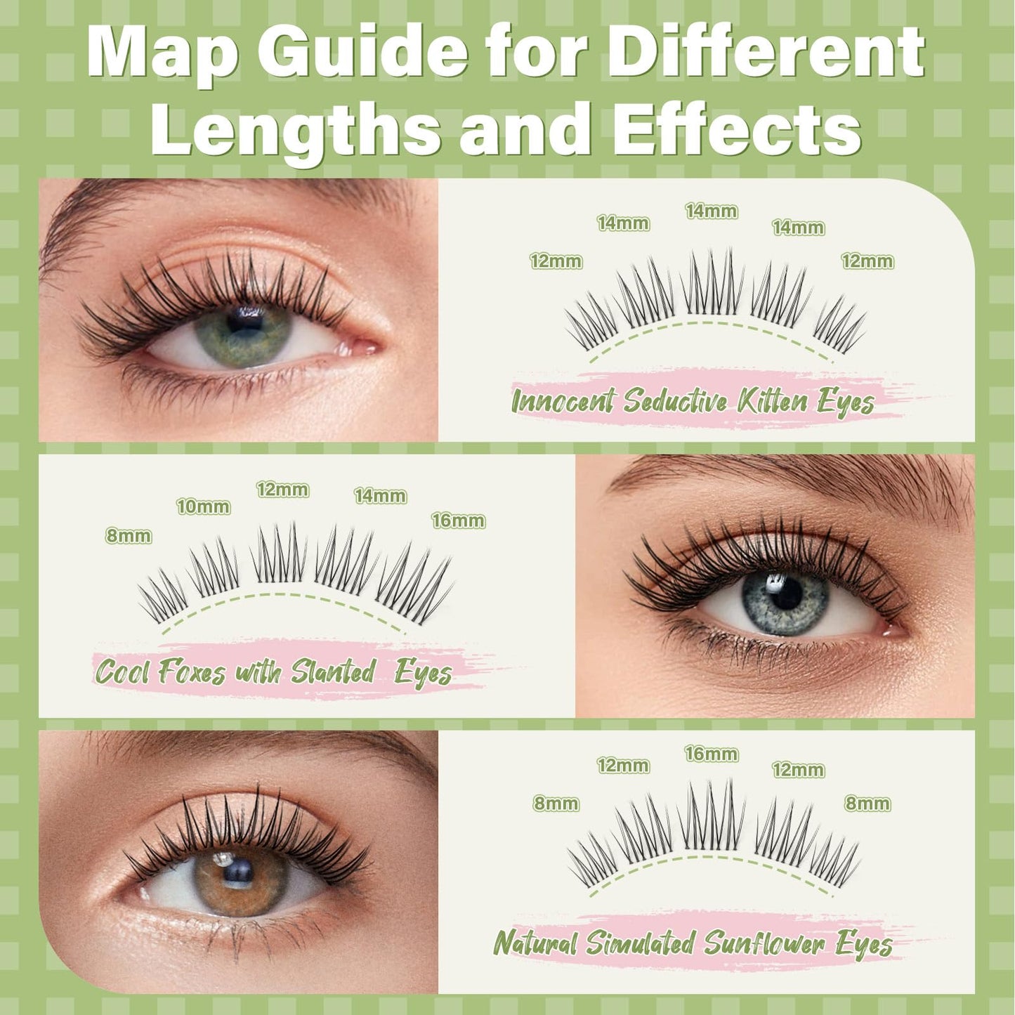 Lash Clusters 96 Pcs Cluster Lashes D Curl DIY Lash Extensions Eyelash Clusters DIY at Home (Y232) Beauty and Personal Care KEYYOU