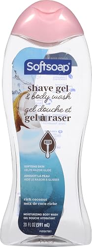 SOFTSOAP SHAVE GEL & BODY WASH 2IN1 COCONUT 20 OZ Beauty & Personal Care Softsoap