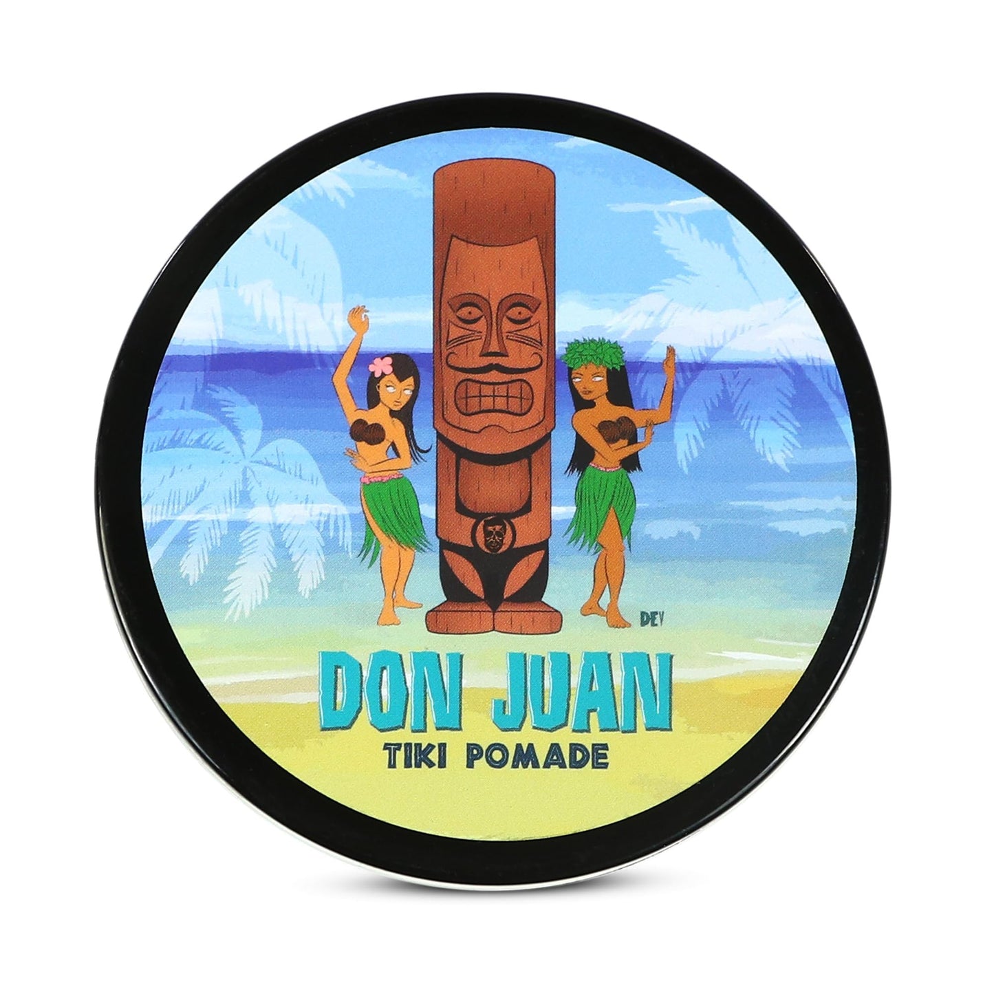 Don Juan Tiki Pomade | Water Based | High Hold | Medium Shine | Natural Plant Extracts and Ocean Minerals | Mai Tai Tropical Scent, 4 oz Beauty & Personal Care Don Juan