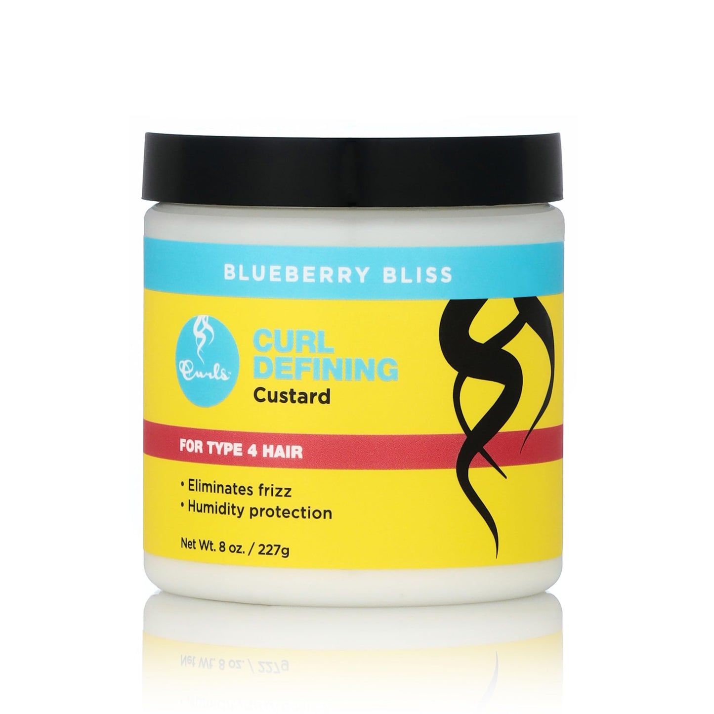 Curls Blueberry Bliss Defining Custard - 8 oz, Cream for Frizz Control & Humidity Protection, Enriched with Aloe Leaf Extract, Coconut Oil, Shea Beauty & Personal Care Curls