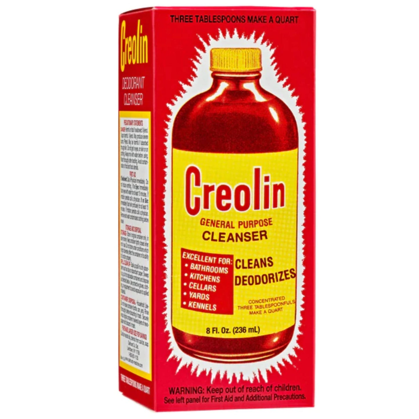 Creolin Deodorizing Multi-Purpose Cleanser, 8 Ounces Beauty and Personal Care OAKHURST COMPANY