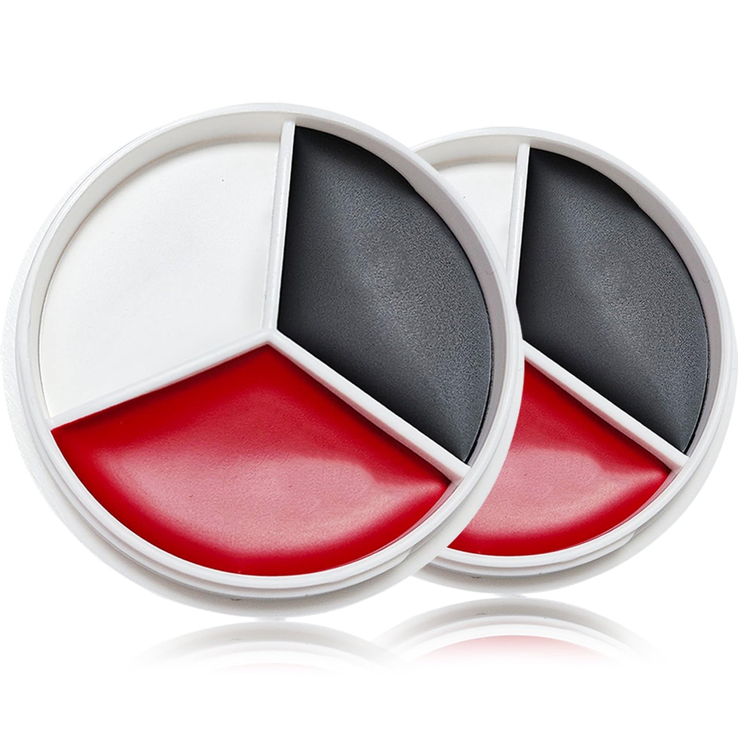 WENJLYJ Clown Black White Red Face Body Paint Makeup,Waterproof Halloween Face Paint Professional Joker Black White Red Clown Wheel for Cosplay Halloween Beauty & Personal Care WENJLYJ