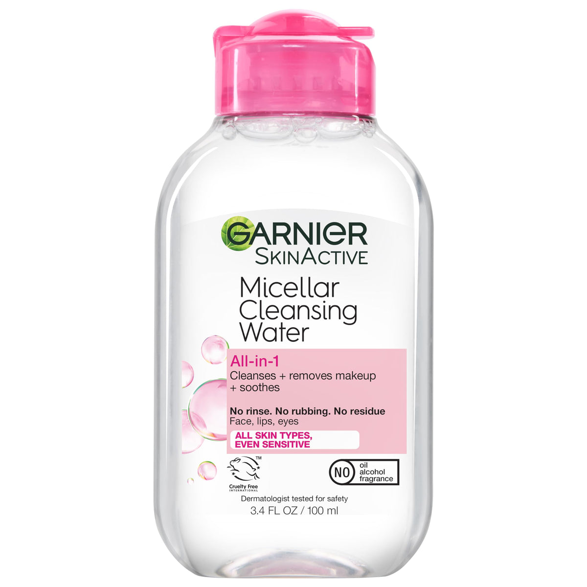 Garnier Micellar Water Travel Size Take-off Kit, All-In-1 Facial Cleanser & Makeup Remover, Mini All-In-1 Micellar + Mini Remover for Waterproof