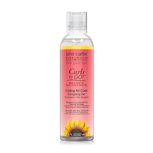 JANE CARTER SOLUTION Curls to Go Coiling all Curls Elongating Gel (8oz) - Moisturizing, Reduce Frizz Beauty & Personal Care Jane Carter Solution
