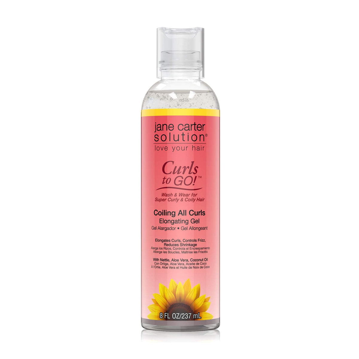 JANE CARTER SOLUTION Curls to Go Coiling all Curls Elongating Gel (8oz) - Moisturizing, Reduce Frizz Beauty & Personal Care Jane Carter Solution