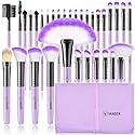 Make up Brushes, VANDER Professional 32pcs Makeup Brush Set, Makeup Brushes Set Foundation Blending Cosmetic Brush Set Kit,Purple Beauty & Personal Care Vander
