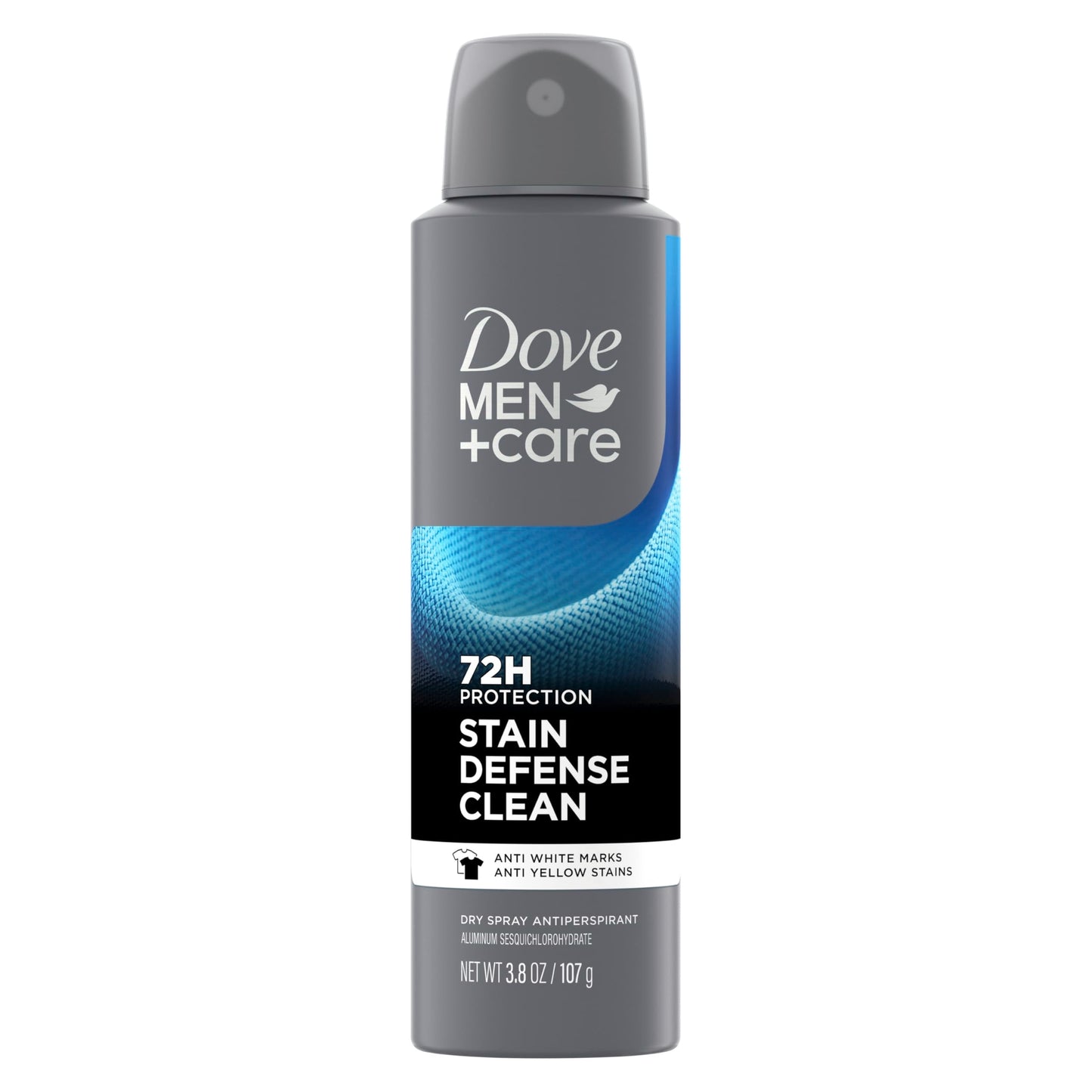 Dove Men+Care Antiperspirant Deodorant Dry Spray Stain Defense Clean For Men Anti-White Marks & Yellow Stains, 72-hour Sweat and Odor Protection Beauty and Personal Care DOVE MEN + CARE