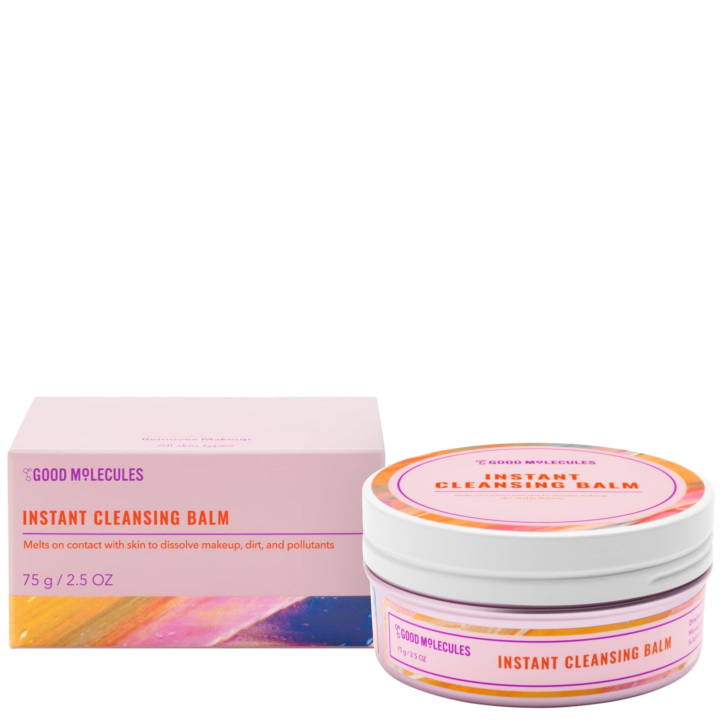 Good Molecules Instant Cleansing Balm - Face Cleanser and Makeup Remover with Shea Butter and Sea Buckthorn to Hydrate - Skin Care for Face and Eyes Beauty & Personal Care Good Molecules
