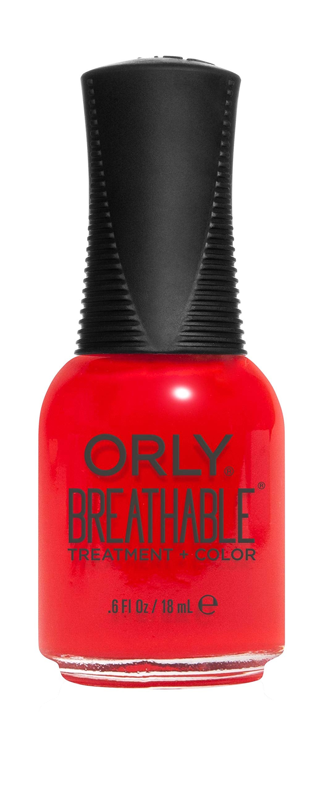 ORLY Breathable Nail Polish 'Cherry Bomb' | Color + Treatment No Base Coat or Top Coat Needed | 0.6 fl oz