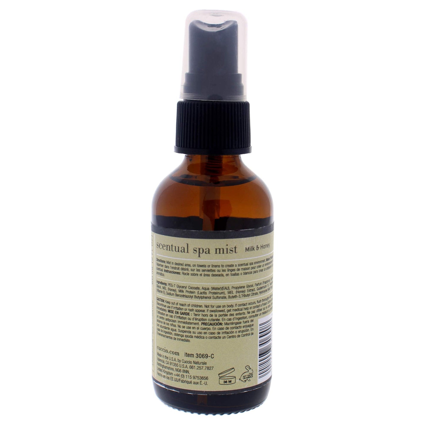Cuccio Naturale Scentual Spa Mist - Aromatic Spray - Soothes And Softens Skin - Radiant And Rejuvenated Skin - Promotes A Relaxed And Calm Mindset Beauty & Personal Care Cuccio