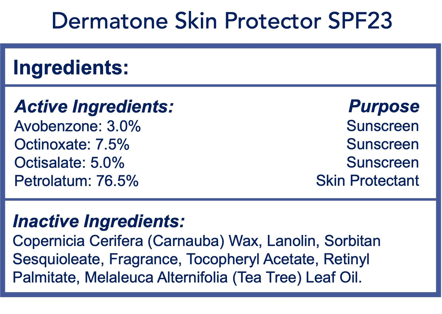 Dermatone Skin Protector Balm 0.5 oz – SPF 23 Face & Lip Balm for Sun, Wind, Cold & Frostbite Protection | Moisturizes & Repairs Dry Skin Beauty & Personal Care DERMATONE
