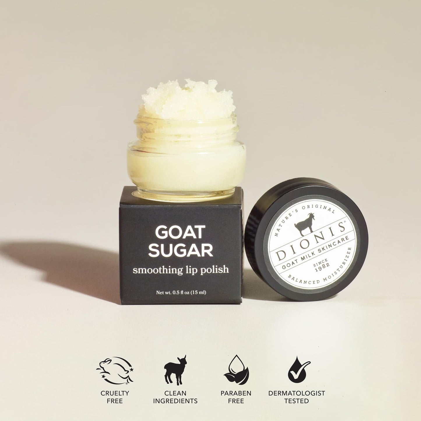 Dionis Goat Milk Sugar Lip Scrub 0.5 oz (Pack of 1) Beauty & Personal Care Dionis