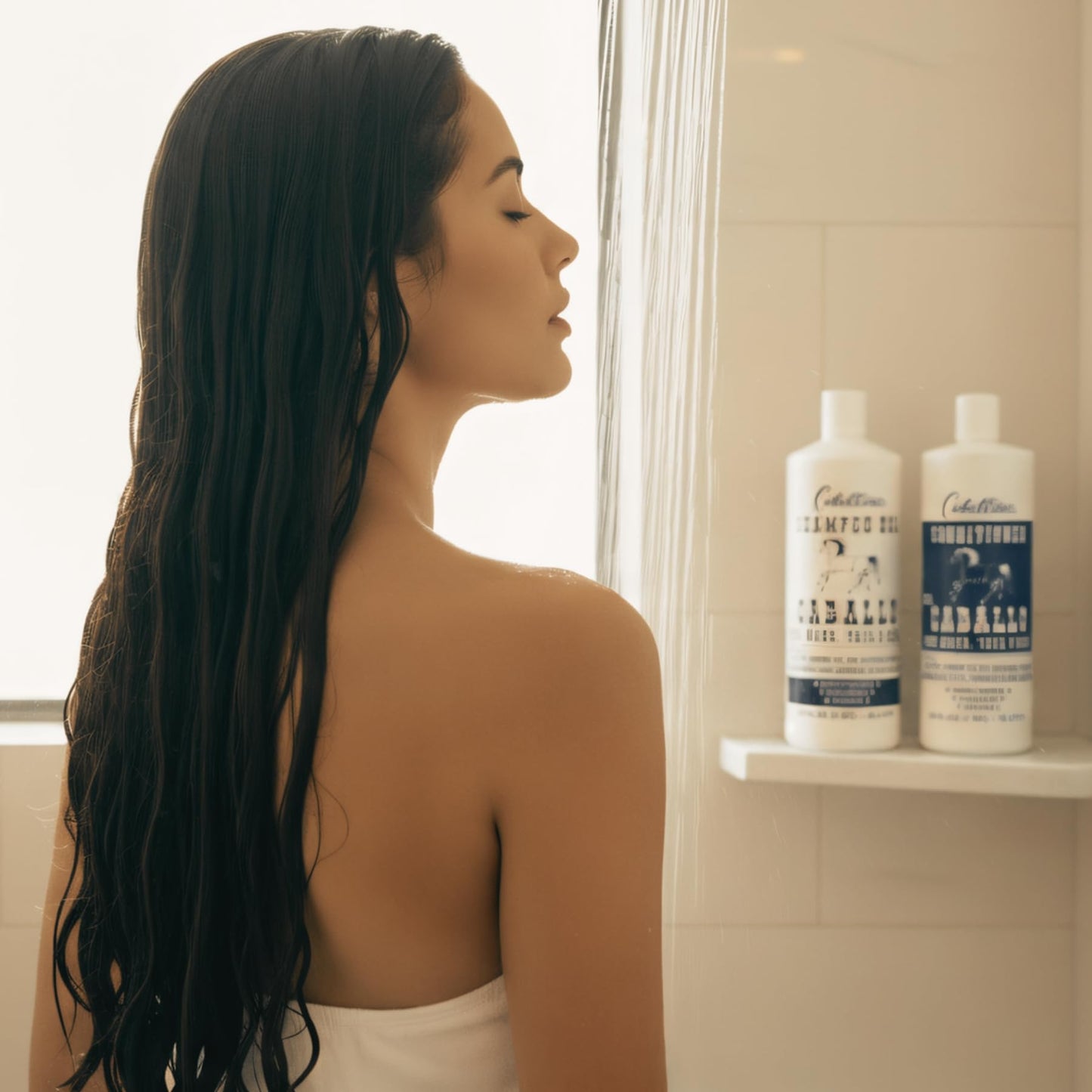 Cabellina Shampoo and Conditioner del Caballo, Enhance Volume and Shine with Horsetail Plant Extract, All Hair Type, 32 FL Oz Each, 2 Bottles Beauty & Personal Care Cabellina