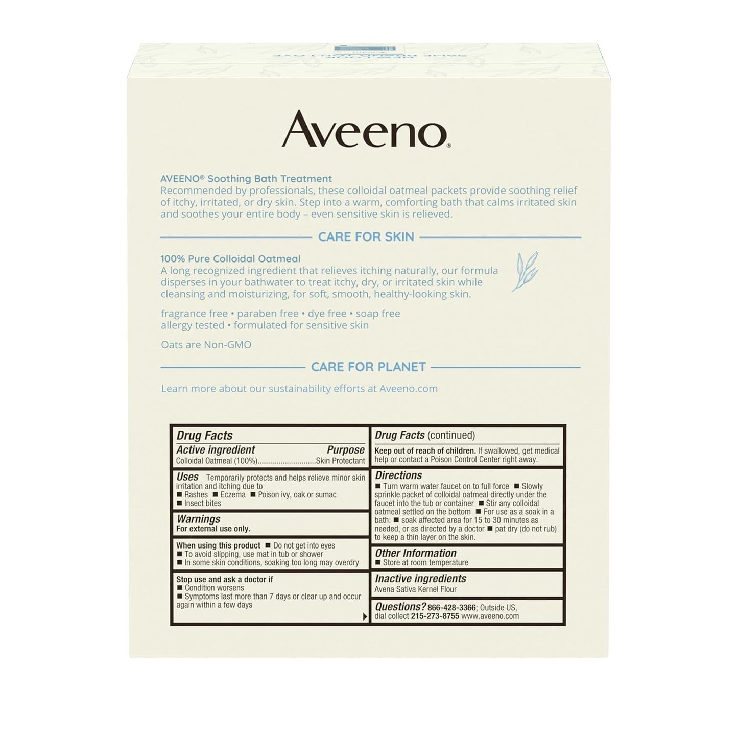 Johnson & Johnson 003640 Aveeno Irritant Relief Soothing Bath Treatment, 8 oz., 8 ct (Pack of 24) Beauty and Personal Care Johnson & Johnson