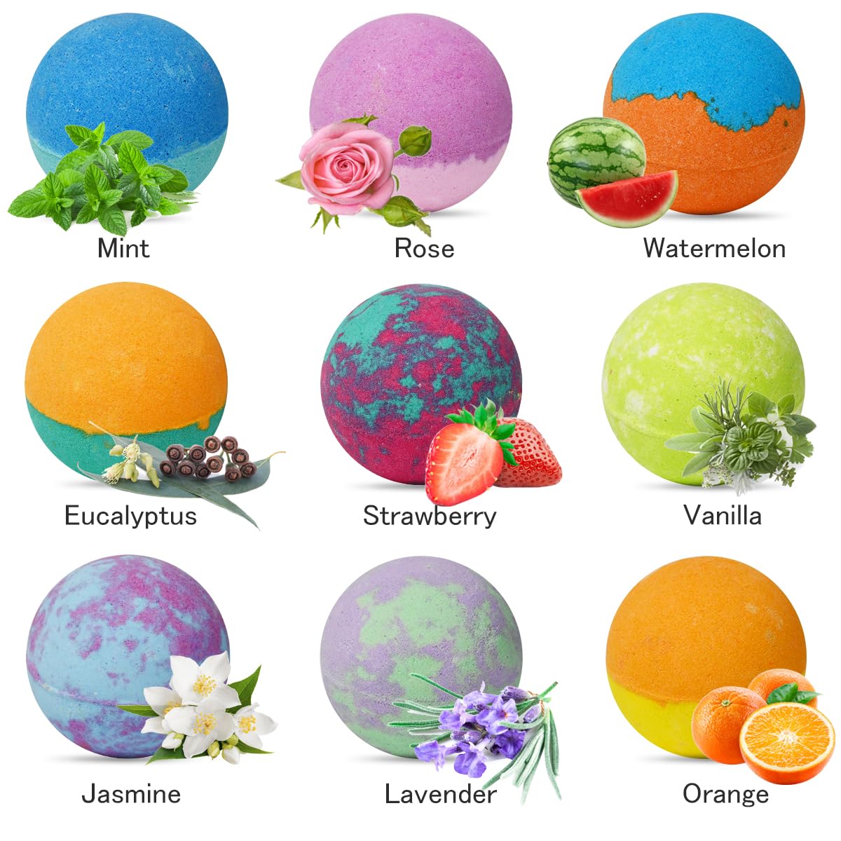 Bath Bombs for Kids with Toys Inside, Kids Bath Bombs for Boys Girls, 9-Piece Bathbombs Set Includes 9 Pull-Back Cars and 3 Vehicles, Halloween Beauty and Personal Care Lisotera