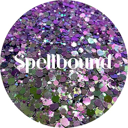 Purple Polyester Glitter | Craft Glitter | Glitter for Arts & Crafts | Tumblers | Cosmetics | Nails | Epoxy Resin Art | Slime | DIY | Body Glitter | 1 Beauty & Personal Care Glitter Heart Co.