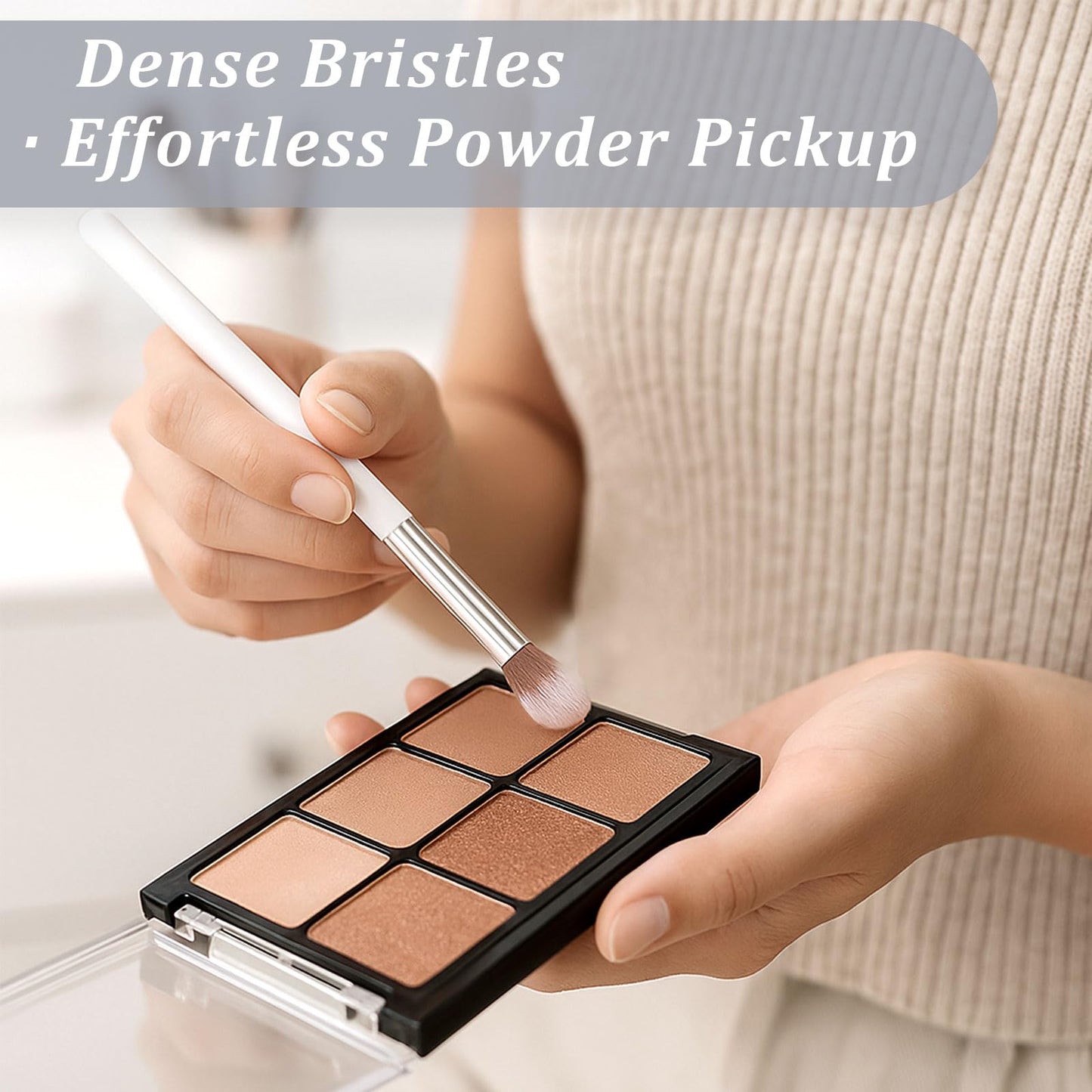 Blending Eye Brush - Professional Eyeshadow & Eyeliner Brush for Seamless Blending and Natural Finish, Vegan & Cruelty-Free Synthetic Bristles Beauty & Personal Care Brvlsoc