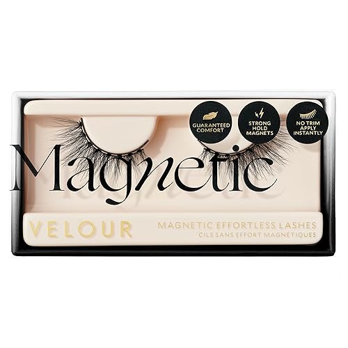 Velour Magnetic Eyelashes, Luxurious False Eyelashes, Reusable Lashes, Wear up to 30x & Vegan, All Eye Shapes, Natural Lashes, Magnetic Eyeliner not Beauty & Personal Care VELOUR