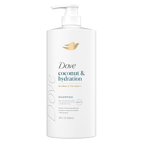 Dove Shampoo Coconut & Hydration for Dry Hair with Bio-Protein Care Technology and Coconut Oil 28 Fl Oz Beauty & Personal Care Dove