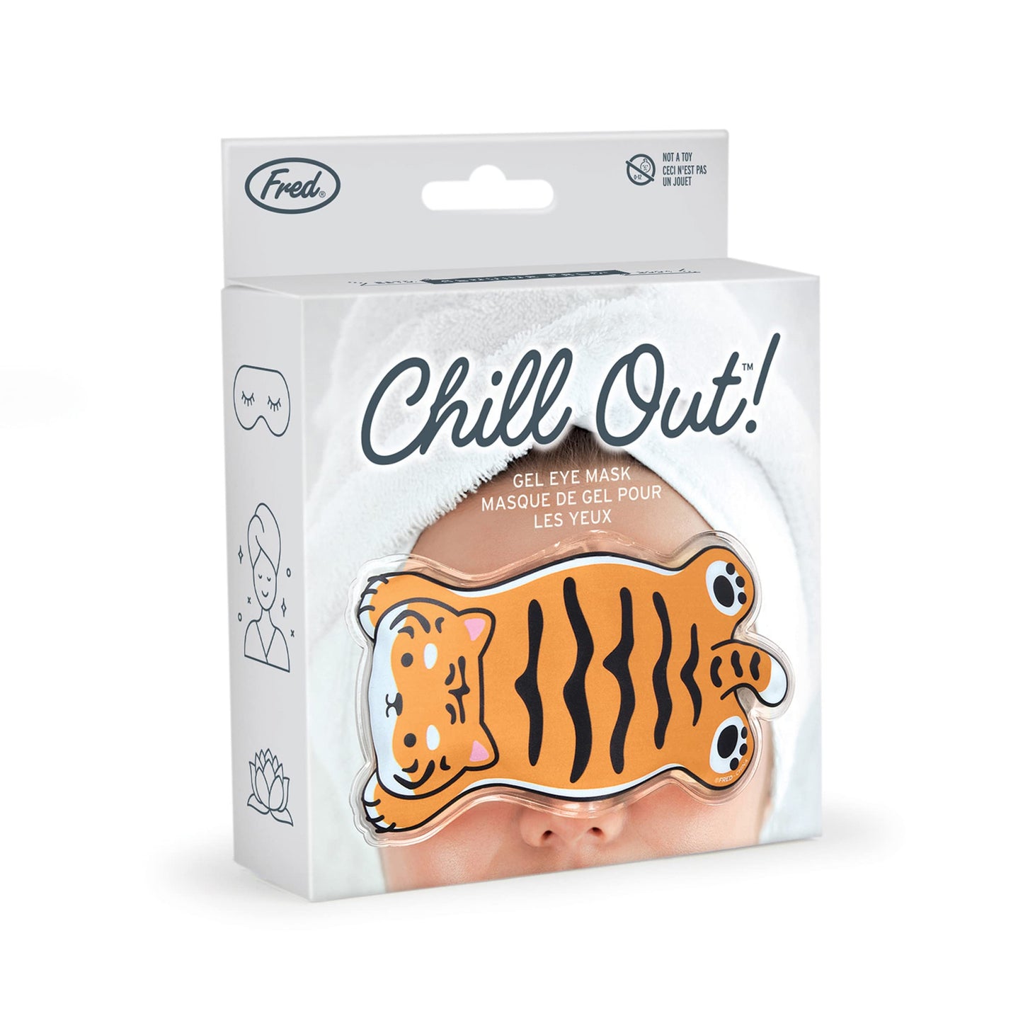 Genuine Fred Chill Out Eye Mask, Tiger Rug Beauty & Personal Care Genuine Fred