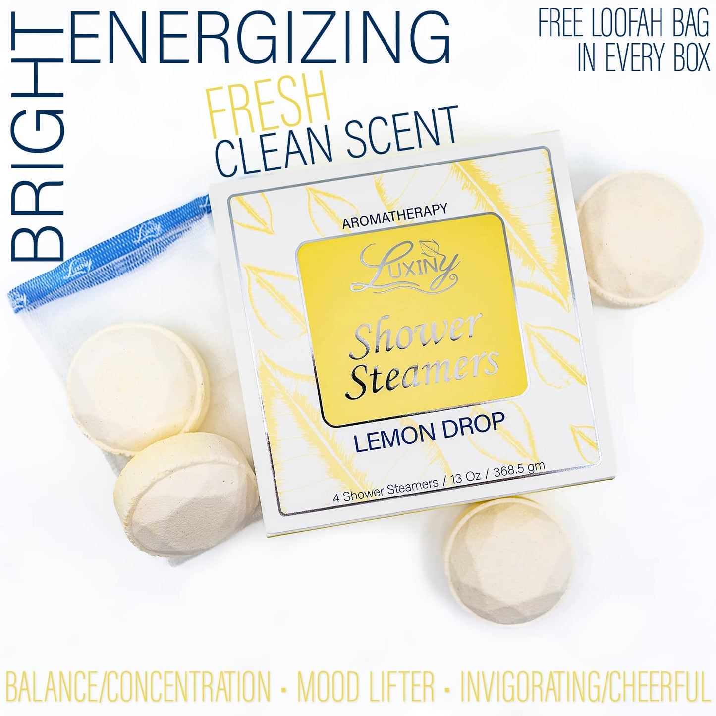 Shower Bombs Aromatherapy in Your Shower, American Made by Luxiny, Shower Steamer Tablets Melt to Release a Fragrant Vapor for Natural Stress Relief… Beauty & Personal Care Luxiny