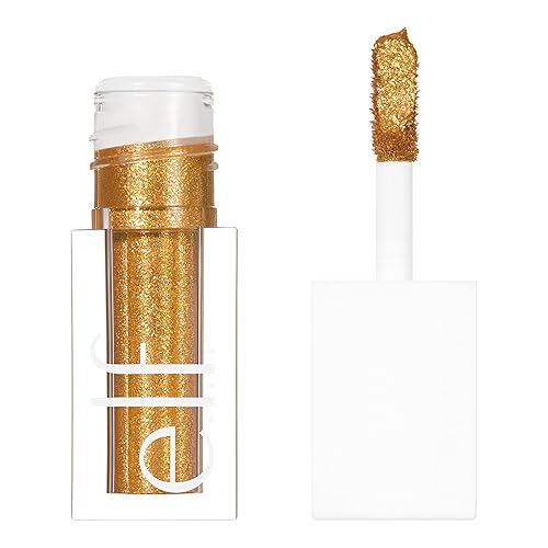 e.l.f. Liquid Glitter Eyeshadow, Long Lasting, Quick-Drying, Opaque, Gel-Based Eyeshadow For Creating High-Impact, Multi-Dimensional Eye Looks, Black Beauty & Personal Care e.l.f.