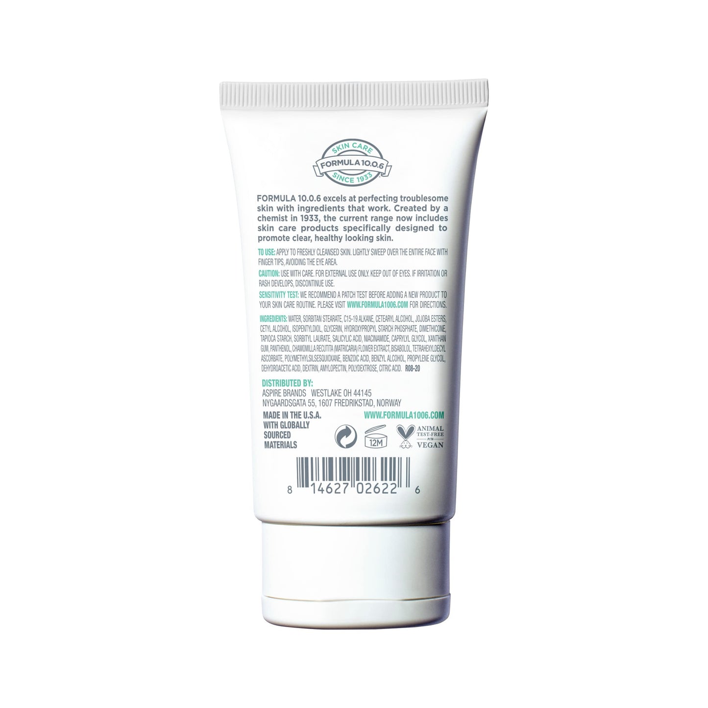 FORMULA 10.0.6 - Feel So Soft Lightweight Moisturizer 2 fl oz (60ml) Beauty & Personal Care FORMULA 10.0.6