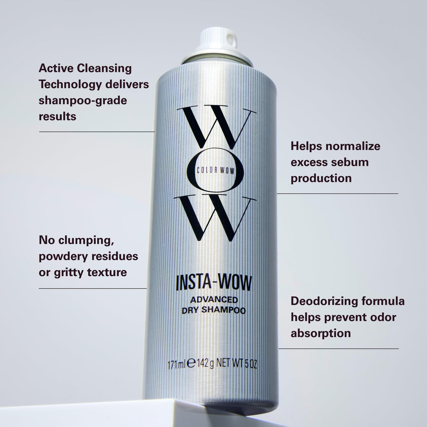 COLOR WOW Insta-WOW Advanced Dry Shampoo, Oil-Absorbing Cleansing Dry Shampoo with No Powdery Residue Beauty and Personal Care COLOR WOW